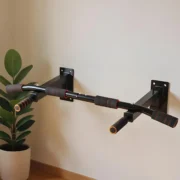 ⁦Wall-Mounted Pull Up Bars Dip Rack Station Push Fitness Dip Stand For Home Gym Body Workout Indoor Exercise⁩ - الصورة ⁦4⁩