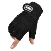 ⁦Fitness Half Finger Gloves Men And Women Wrist Guard Sports Dumbbell Riding Non Slip Horizontal Bar Exercise Training⁩ - الصورة ⁦9⁩