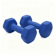 ⁦1kg women's dumbbell professional bones home fitness sports equipment weight loss multicolour plastic dip⁩ - الصورة ⁦2⁩