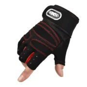 ⁦Fitness Half Finger Gloves Men And Women Wrist Guard Sports Dumbbell Riding Non Slip Horizontal Bar Exercise Training⁩ - الصورة ⁦8⁩