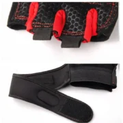 ⁦Fitness Half Finger Gloves Men And Women Wrist Guard Sports Dumbbell Riding Non Slip Horizontal Bar Exercise Training⁩ - الصورة ⁦6⁩