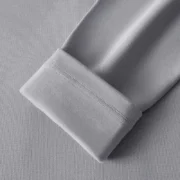 ⁦2/4 Piece Men's And Teenagers' Thermal Underwear Set Simple And Fashionable Long Sleeve Bottoming Shirt Elastic Waist Trousers P⁩ - الصورة ⁦4⁩